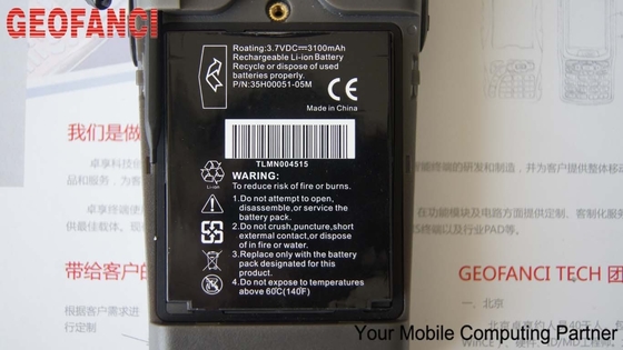 3.2inch 13.5MHZ HF RFID Reader Industri PDA Handheld RFID Pembaca Penulis Digunakan Dalam GPS
